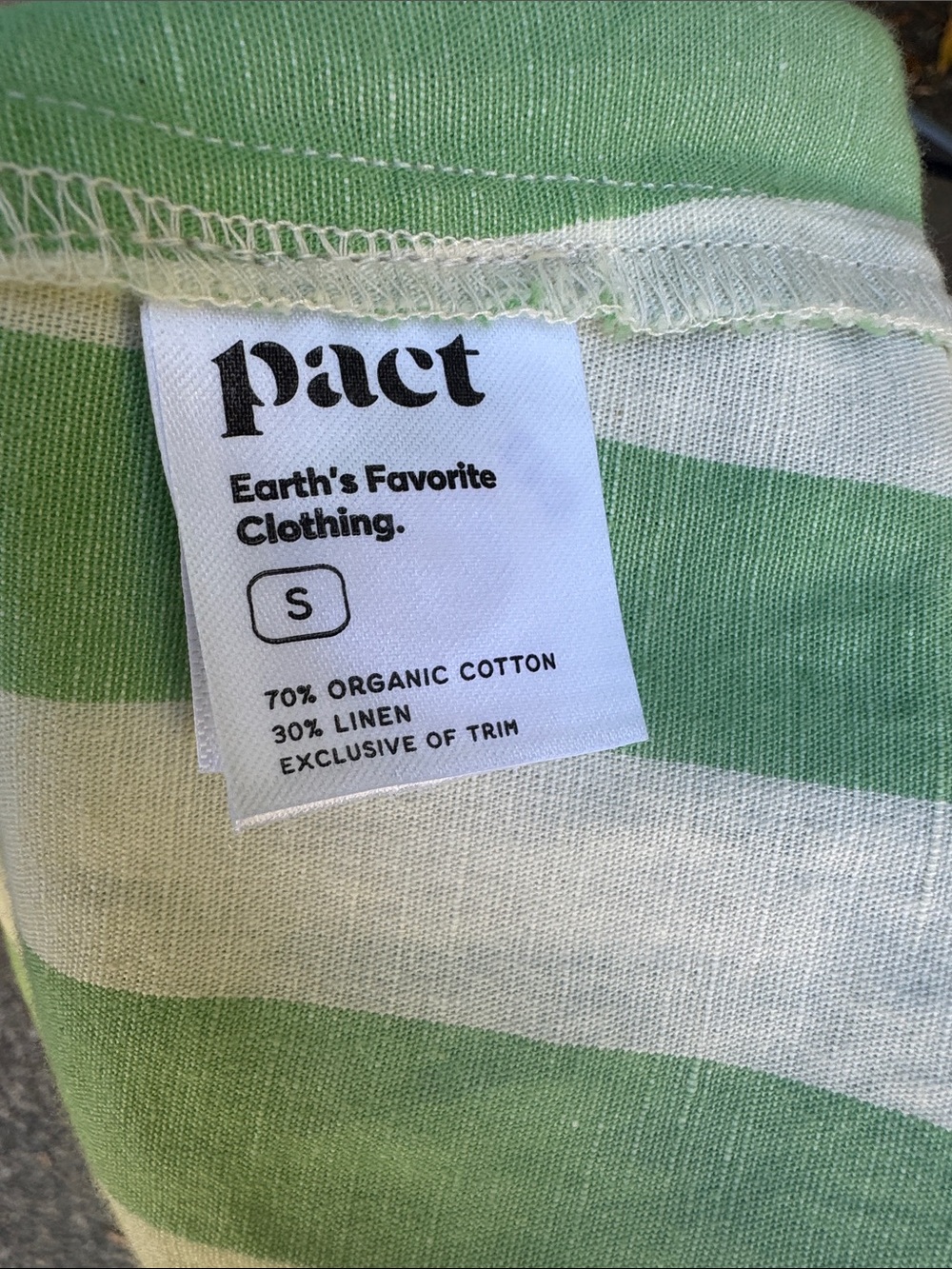 PACT organic summer linen dress - Picture 5 of 5